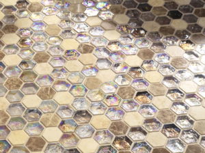 iridescent Hexagonal mosaic